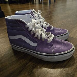 Vans Purple High Tops Women's Size 7